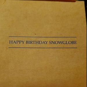 Birthday Snow globe❄